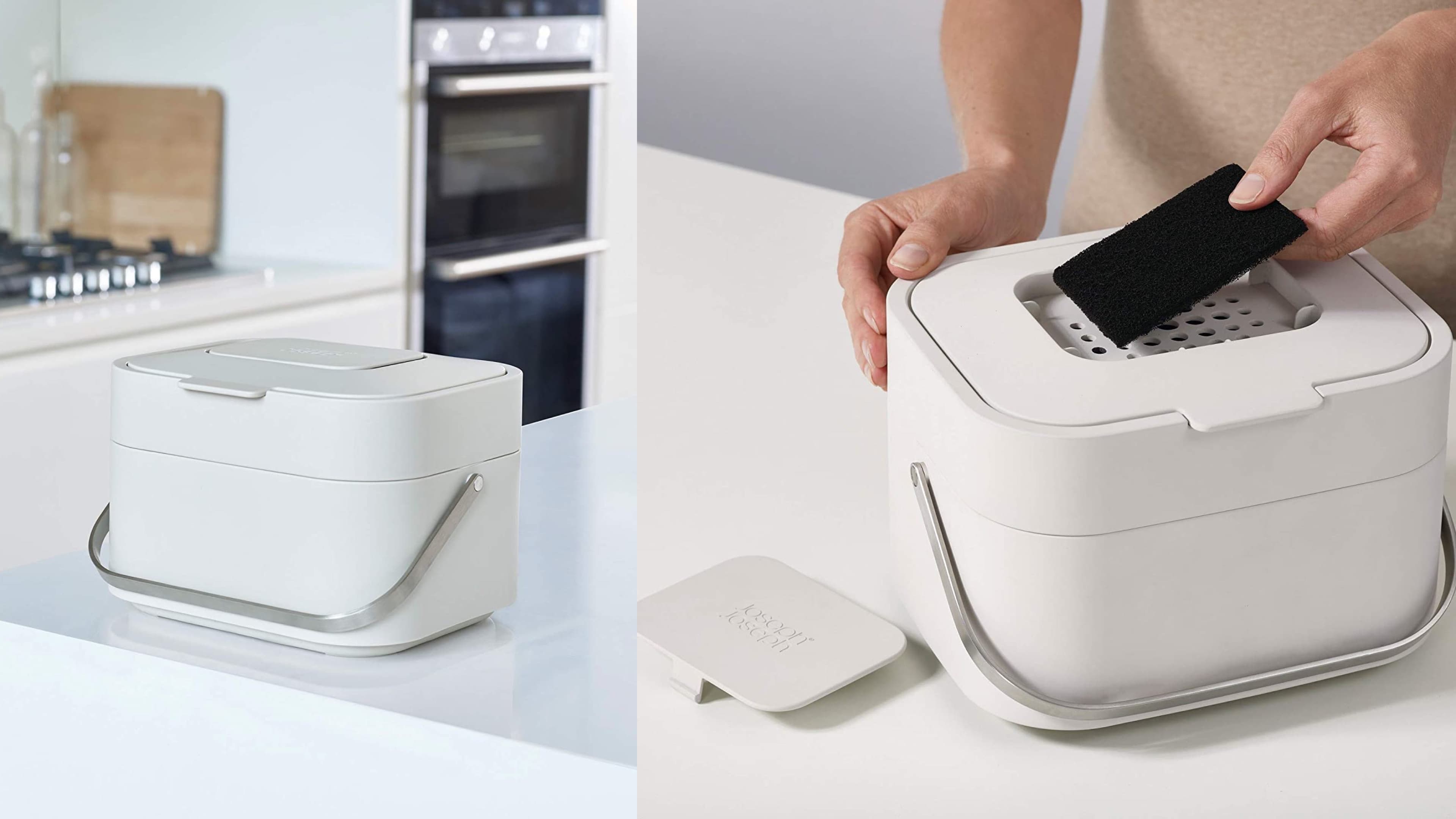 compost bin with carbon filters you can insert into the lid