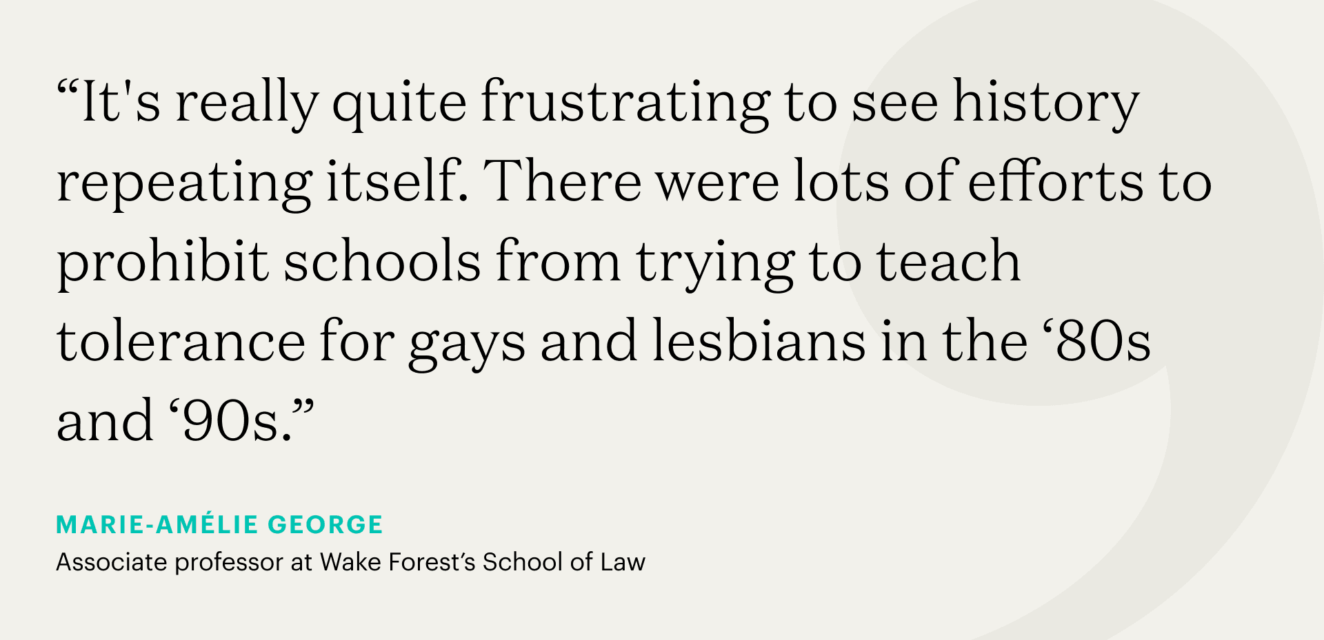 Quote from Marie-Amélie George