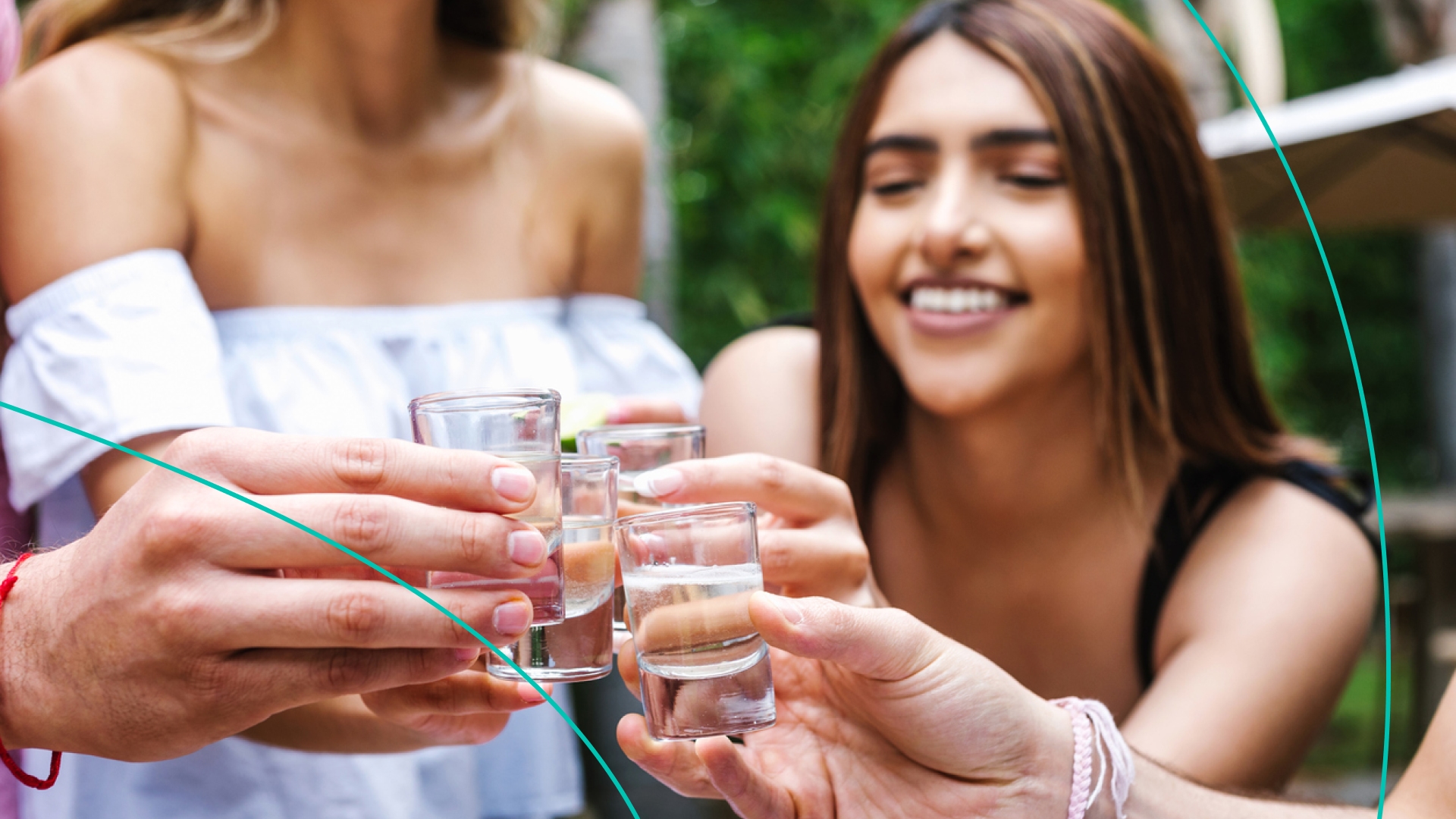 People Drinking Shots of Alcohol