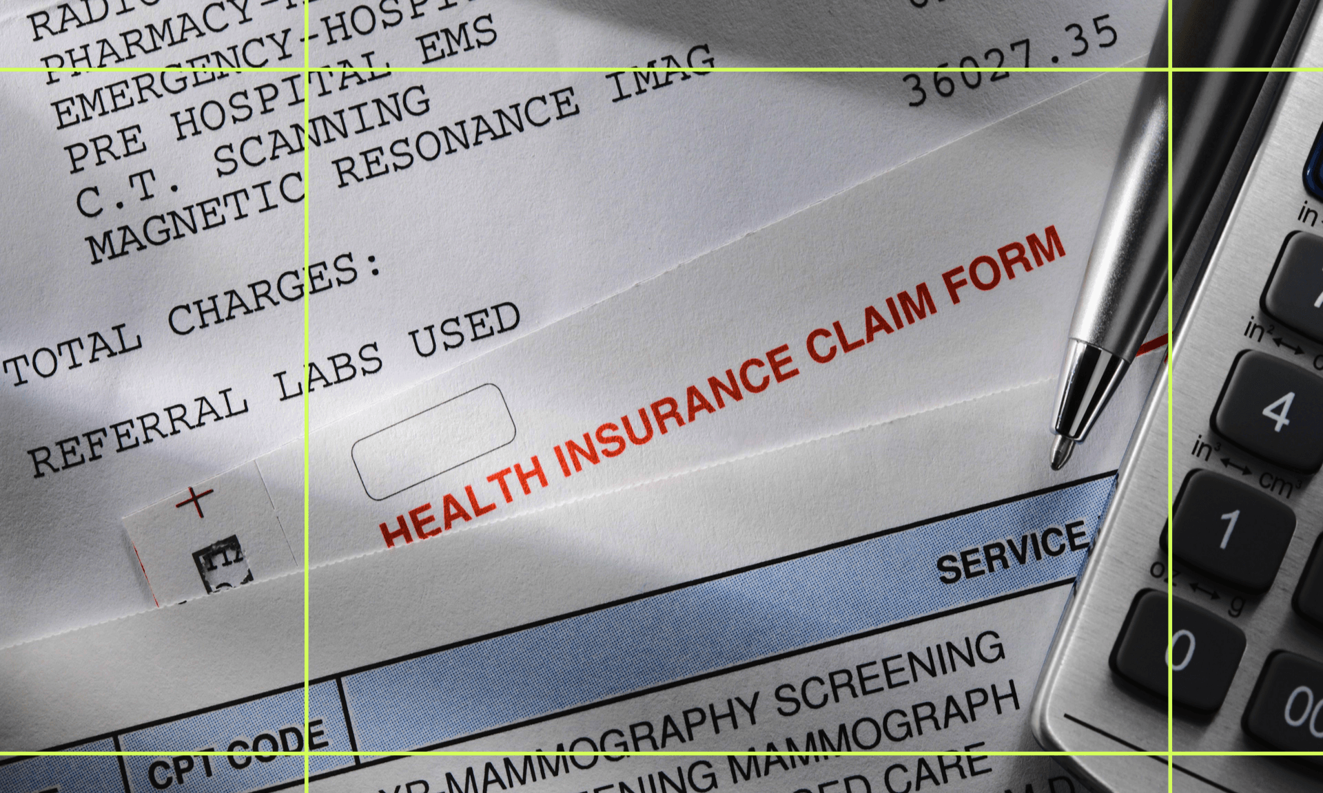 Health insurance documents